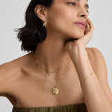 Engravable Compass Necklace