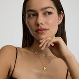 Heart with Stones Necklace