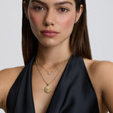 Heart Talisman Necklace with stones