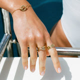 Intertwined Textured Ring