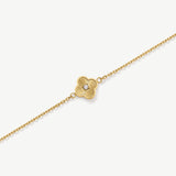 Pleated Clover Bracelet