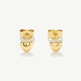 Classic Heart Stud Earrings