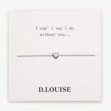 Bridesmaids Mini Heart Bracelet