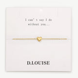 Bridesmaids Mini Heart Bracelet