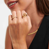 Outlined Wrap Ring