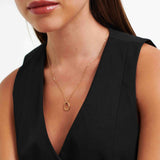 Outlined Pendant Necklace
