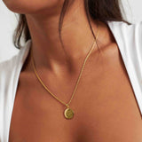 Engravable Classic Disc Necklace