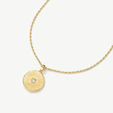 Heart Talisman Necklace with stones