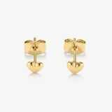 Mini Heart Stud Earrings