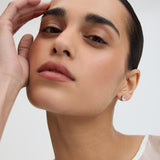 Bold Oval Solitaire Earrings