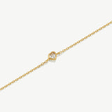 Bridesmaids Bracelet Heart with Stones