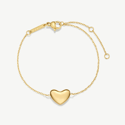 Bubble Heart Single Bracelet