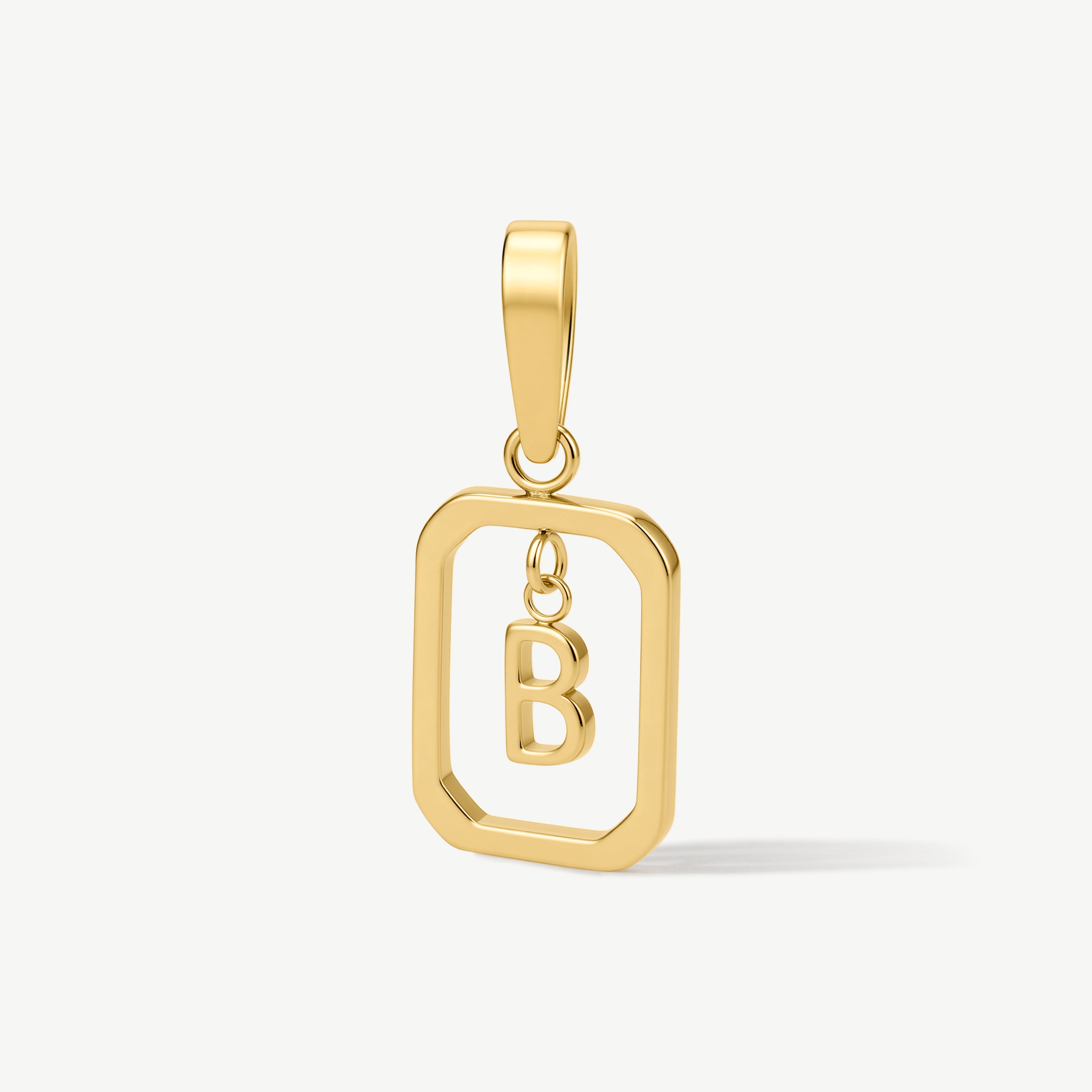 Floating Initial Pendant