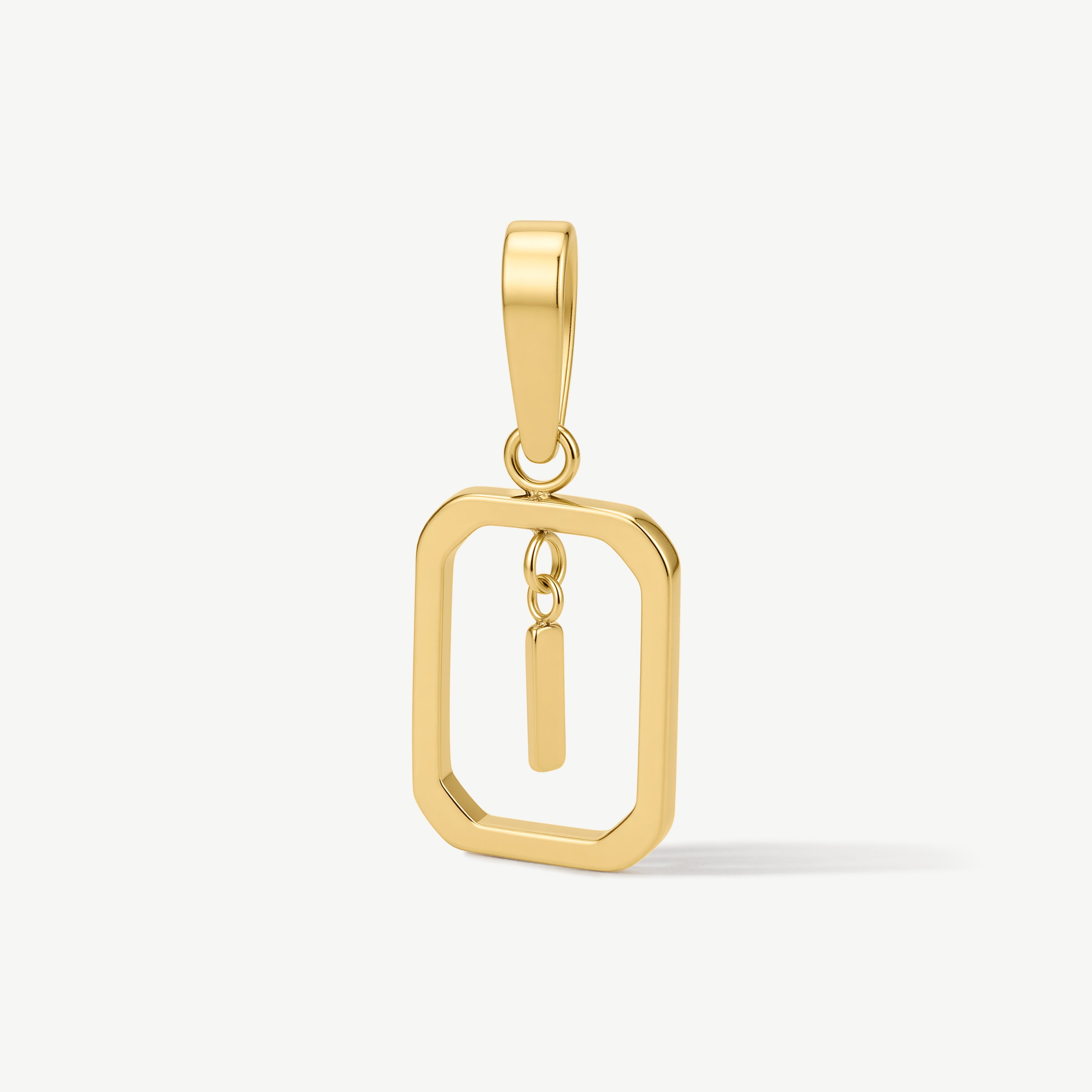 Floating Initial Pendant