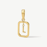 Floating Initial Pendant