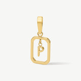 Floating Initial Pendant