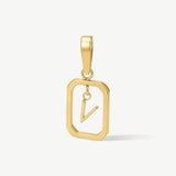 Floating Initial Pendant