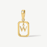 Floating Initial Pendant