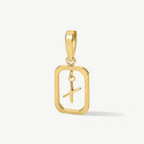 Floating Initial Pendant