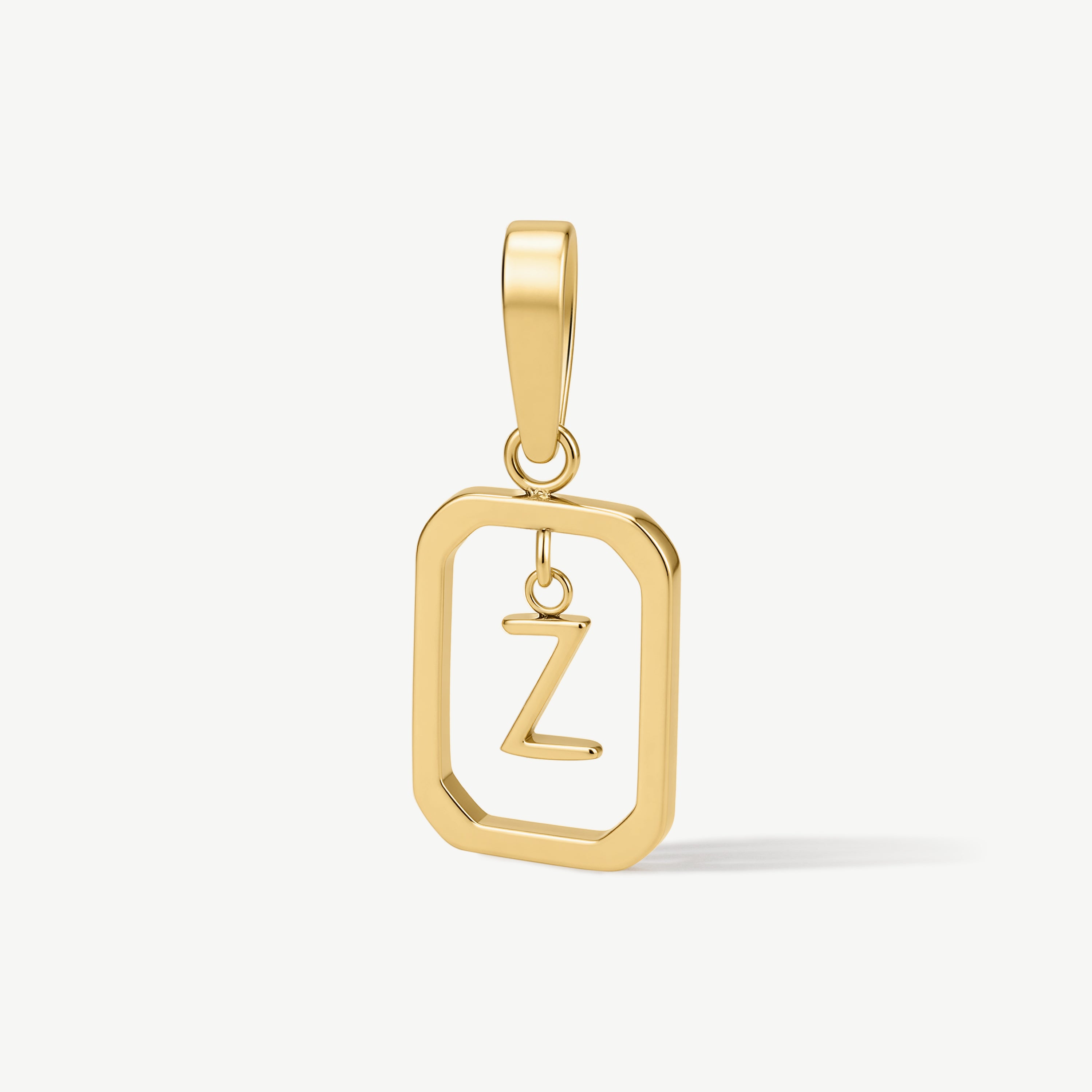 Floating Initial Pendant