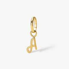 Mini Italic Initial Charm