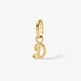 Mini Italic Initial Charm