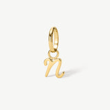 Mini Italic Initial Charm