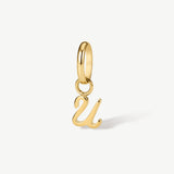 Mini Italic Initial Charm
