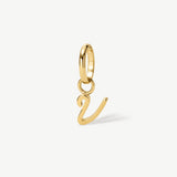 Mini Italic Initial Charm
