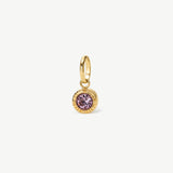Mini Bezel Birthstone Charm