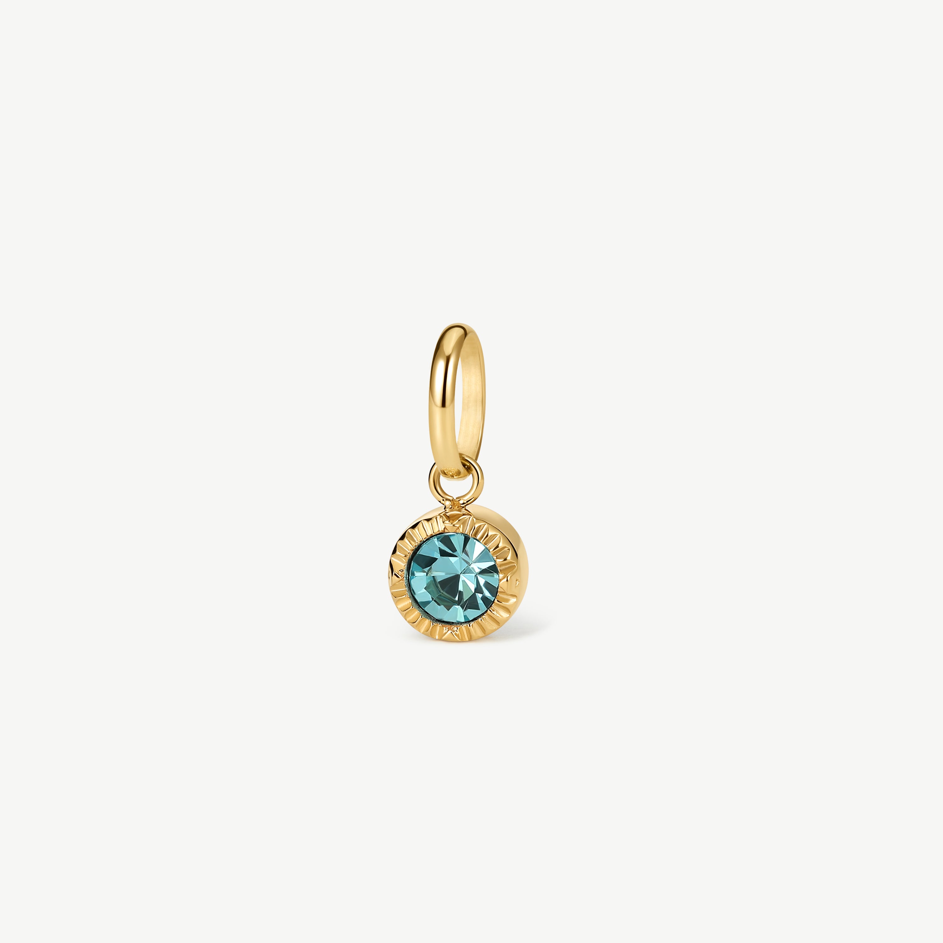 Mini Bezel Birthstone Charm