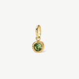 Mini Bezel Birthstone Charm