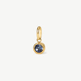 Mini Bezel Birthstone Charm