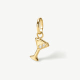 Martini Glass Charm