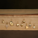 Bezel Cross Pendant