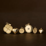 Beaded Clover Disc Pendant