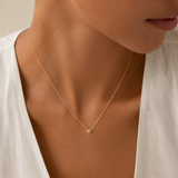 Delicate Lab Grown Diamond Necklace