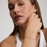 Multi Stone Chain Bracelet