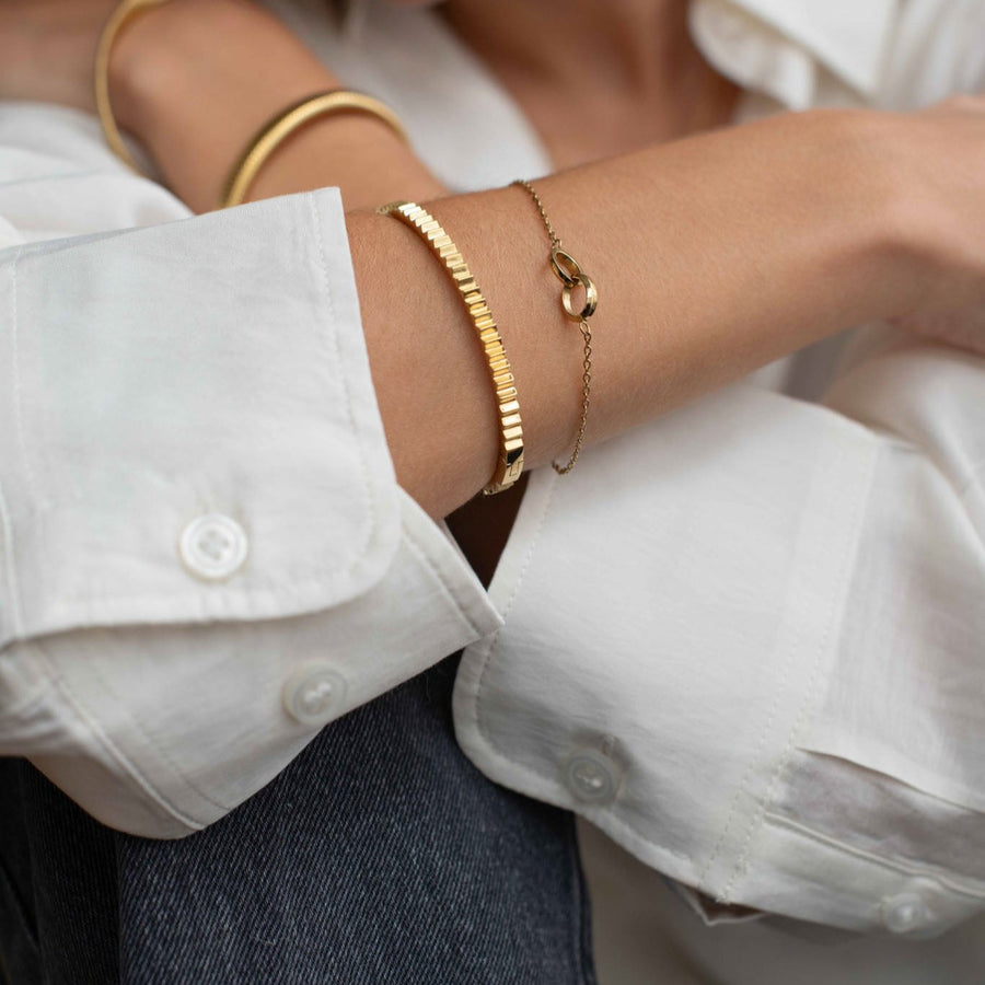 Mini Pleat Bangle