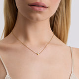 Classic Bezel Diamond Necklace