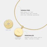 Heart Talisman Necklace with stones