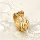 Intertwined Textured Ring