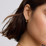 Knot Twist Mini Hoop