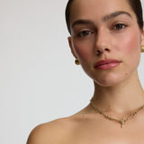 Love Link T Bar Chain Necklace