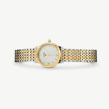 Classic Link Round Bi-Metal Watch