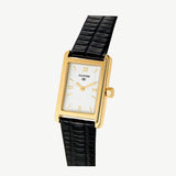 Classic Leather Rectangle Watch