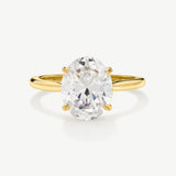 Oval Solitaire Ring