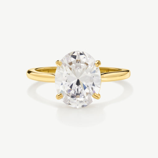 Oval Solitaire Travel Ring