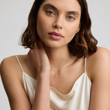 Pleated Clover Necklace