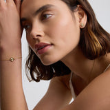 Pleated Clover Studs